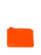 Matchesfashion.com Acne Studios - Malachite Zipped Leather Pouch - Womens - Orange