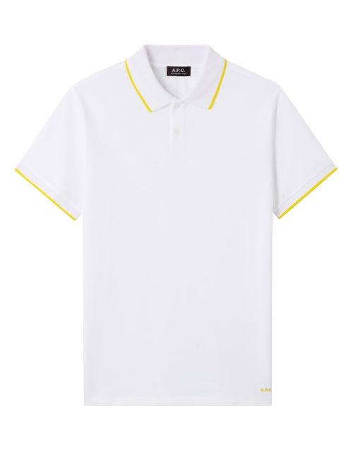 Matchesfashion.com A.p.c. - Max Trimmed Jersey Polo Shirt - Mens - White