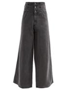 Matchesfashion.com Raf Simons - Aw04 Oversized Wide-leg Jeans - Mens - Black