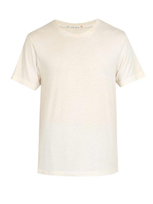 Matchesfashion.com Audrey Louise Reynolds - Hand Dyed Cotton T Shirt - Mens - White