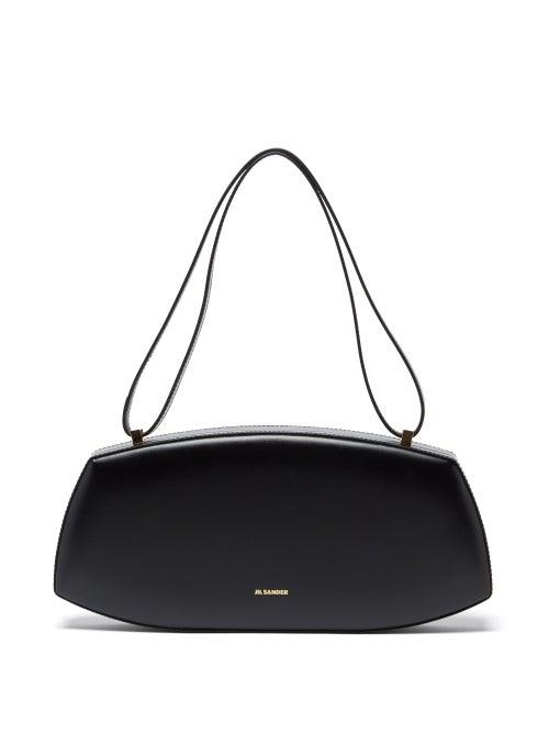 Jil Sander - Taos Leather Shoulder Bag - Womens - Black