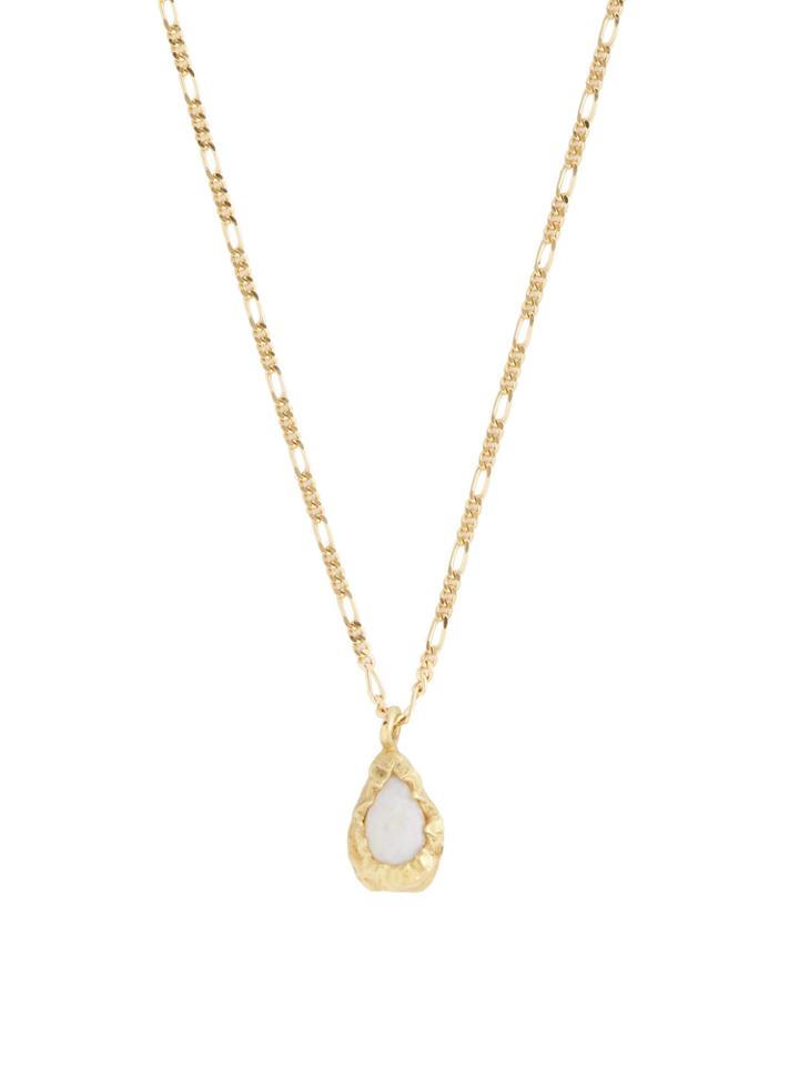Orit Elhanati Drawn 18kt Gold Teardrop Necklace