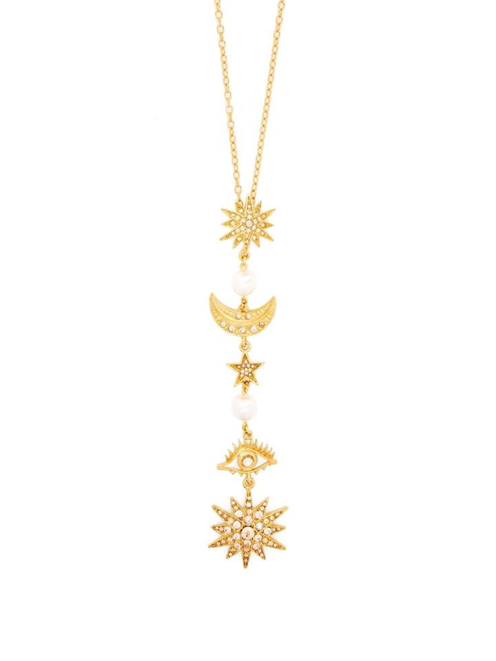 Oscar De La Renta Crystal-embellished Pendant Necklace