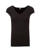 Matchesfashion.com Totme - Cap-sleeve Jersey T-shirt - Womens - Black