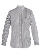 Polo Ralph Lauren Stripe And Gingham-print Cotton Shirt