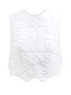 Cecilie Bahnsen - Rosa Cropped Cotton-matelass Top - Womens - White
