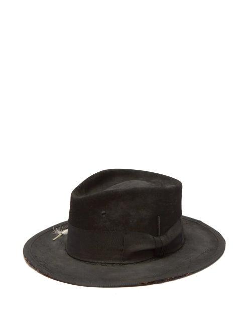 Matchesfashion.com Nick Fouquet - The North End Felt Fedora Hat - Mens - Black
