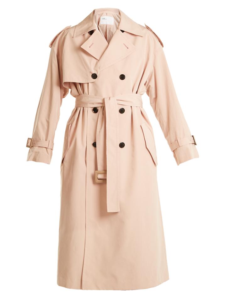 Toga Belted Double-breasted Trench Coat