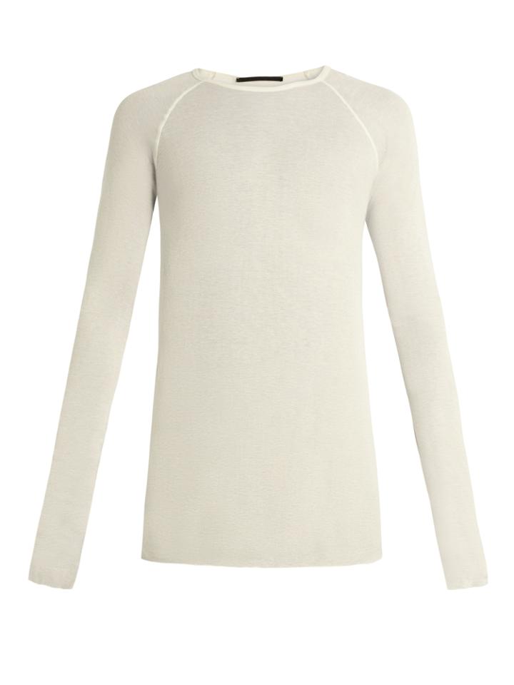 Haider Ackermann Arsenic Long-sleeved Jersey T-shirt