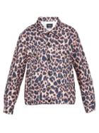 Matchesfashion.com Calvin Klein 205w39nyc - Leopard Print Denim Jacket - Mens - Brown Multi