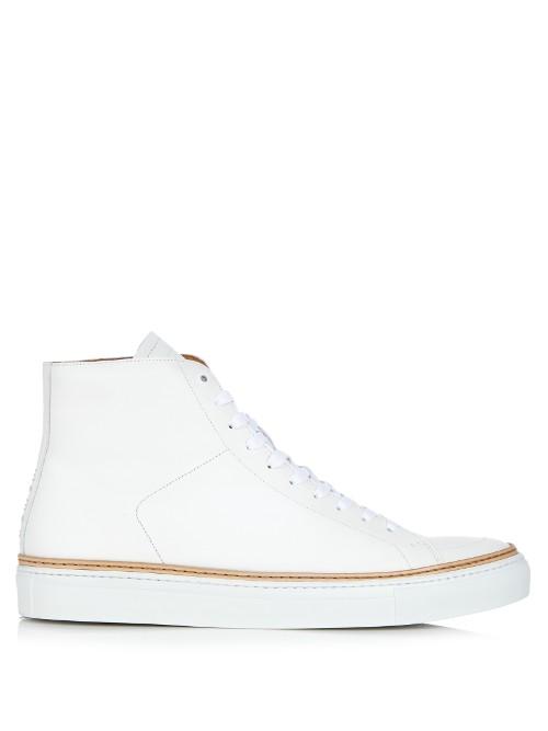 No. 288 Mulberry High-top Leather Trainers