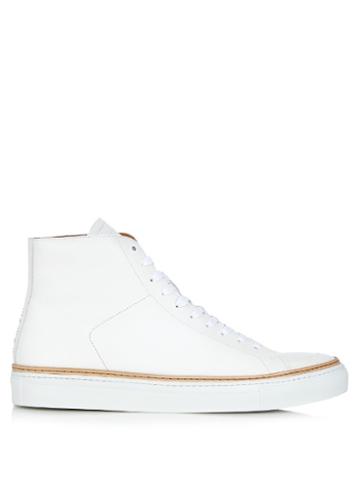 No. 288 Mulberry High-top Leather Trainers