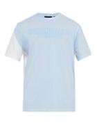 Matchesfashion.com Helmut Lang - Block Print Cotton T Shirt - Mens - Blue