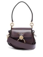 Matchesfashion.com Chlo - Tess Small Leather And Suede Cross Body Bag - Womens - Burgundy