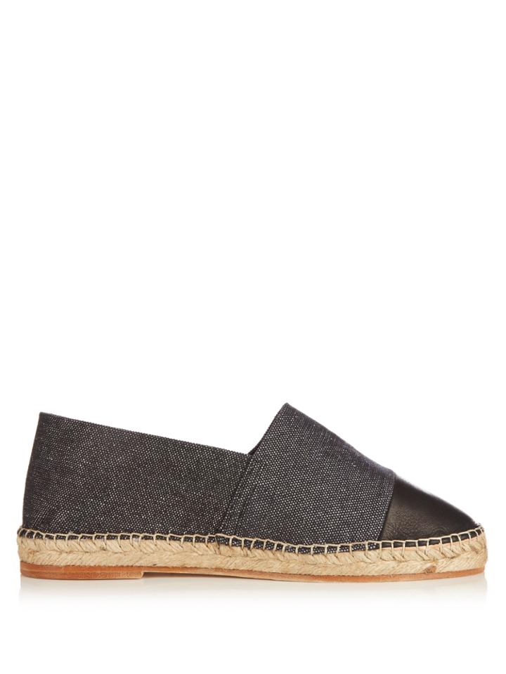 Casa Nata Canvas And Leather Espadrilles