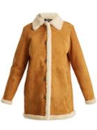 A.p.c. Natalya Point-collar Shearling Coat