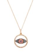 Ileana Makri Diamond, Sapphire & Pink-gold Necklace