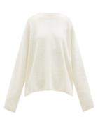 Matchesfashion.com Totme - Round-neck Cashmere Sweater - Womens - Ivory