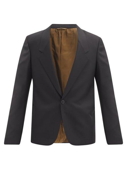Matchesfashion.com Fearofgodzegna - Single-breasted Wool-twill Suit Jacket - Mens - Black