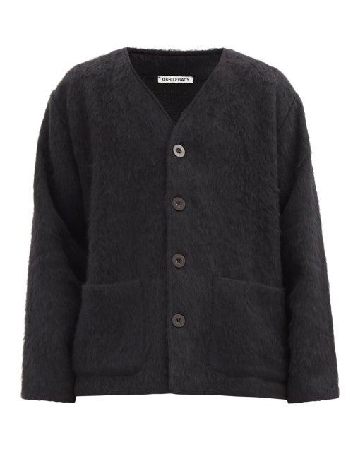 Matchesfashion.com Our Legacy - V-neck Cardigan - Mens - Black