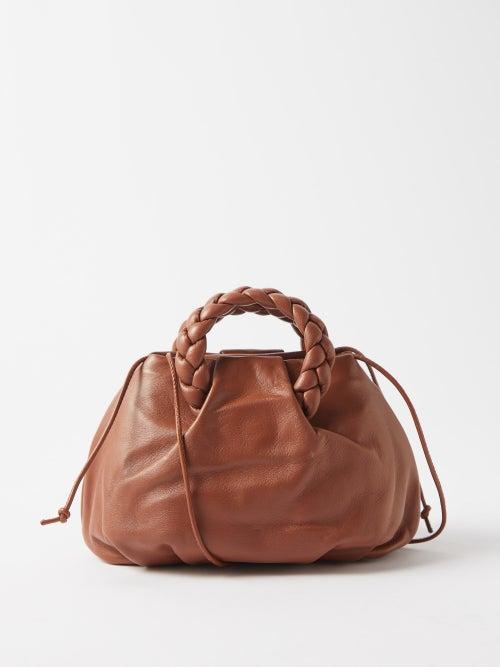 Hereu - Bombon Braided-handle Cross-body Bag - Womens - Brown