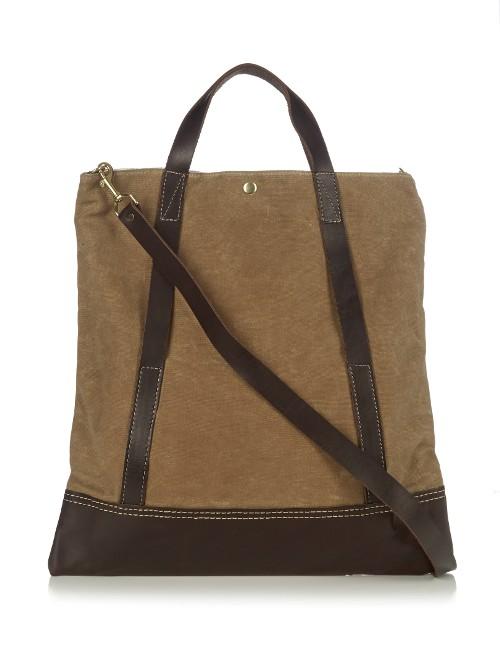 Malle Remi Waxed Cotton-canvas Tote