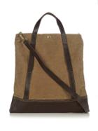 Malle Remi Waxed Cotton-canvas Tote