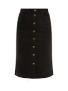 M.i.h Jeans Platan A-line Denim Midi Skirt