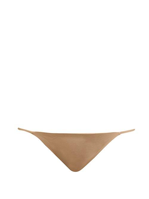 Matchesfashion.com Dos Gardenias - Dreamweaver Bikini Briefs - Womens - Beige