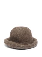 Matchesfashion.com Acne Studios - X Stephen Jones Wool Blend Hat - Womens - Grey