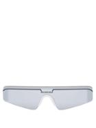 Matchesfashion.com Balenciaga - Reflective Rimless Small Sunglasses - Womens - Silver