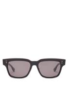 Matchesfashion.com Dita - Auder Square Acetate Sunglasses - Mens - Black