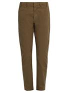No. 21 Mid-rise Slim-leg Stretch-cotton Chino Trousers