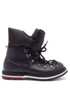 Matchesfashion.com Moncler - Inaya Removable Quilted Insert Rubber Boots - Womens - Black