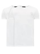 Matchesfashion.com Versace - Pack Of Two Medusa Print Jersey T Shirts - Mens - White