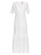 Figue Tia Broderie-anglaise Appliqu Cotton Dress