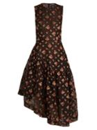 Simone Rocha Gathered Fil Coup Sleeveless Dress