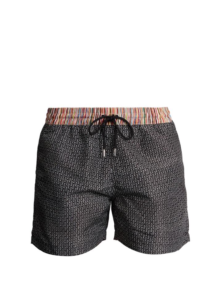 Paul Smith Geometric-print Swim Shorts