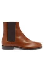Matchesfashion.com Maison Margiela - Tabi Split-toe Leather Chelsea Boots - Mens - Brown