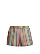 Missoni Mare Vertical Striped Knitted Shorts
