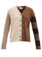 Matchesfashion.com Marni - Panelled Cashmere-blend Cardigan - Womens - Multi