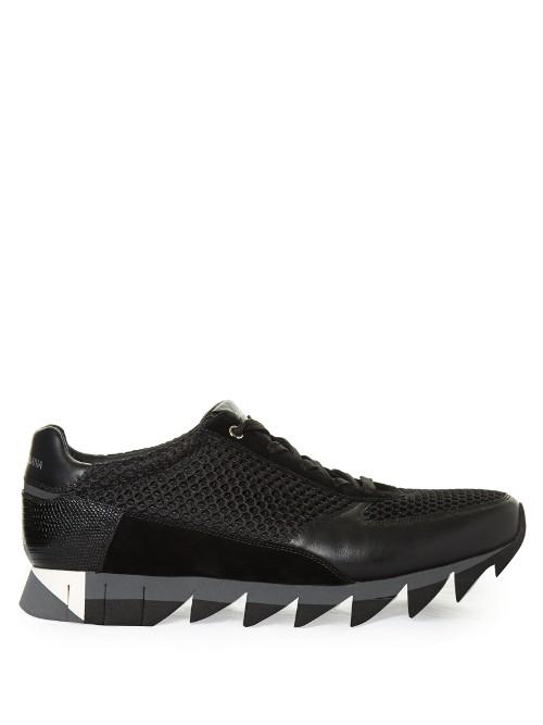 Dolce & Gabbana Saw-sole Low-top Mesh Trainers