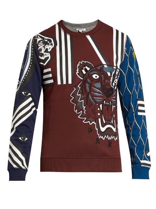 Kenzo Multi Icons Cotton-jersey Sweatshirt