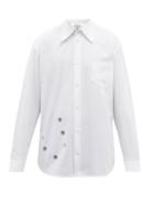 Namacheko - Embellished Cotton-poplin Shirt - Mens - White