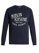 Maison Kitsuné Palais Royal-print Cotton Sweatshirt