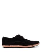 Bottega Veneta Point-toe Suede Derby Shoes