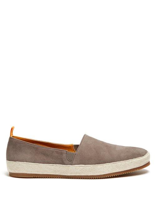 Matchesfashion.com Mulo - Suede Espadrilles - Mens - Beige