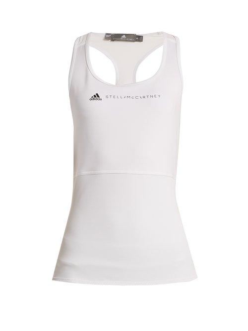 Matchesfashion.com Adidas By Stella Mccartney - Essential Performance Tank Top - Womens - White