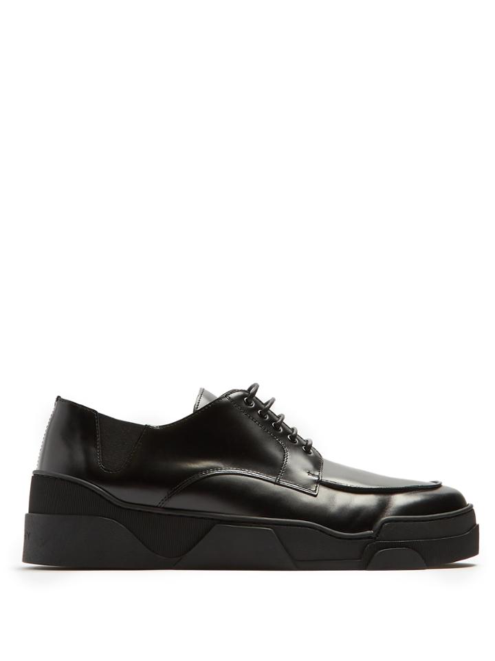 Givenchy Tyson Raised-sole Leather Derby Shoes