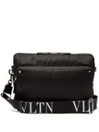 Matchesfashion.com Valentino - Rockstud Logo Strap Messenger Bag - Mens - Black